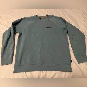Patagonia Teal Pullover Sweatshirt Large